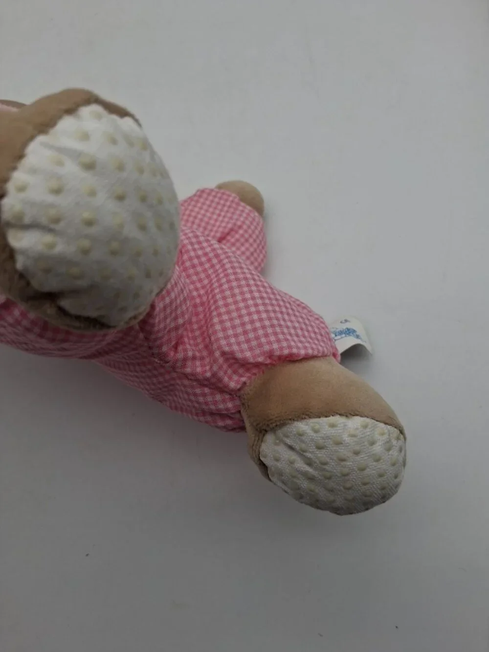 MY First Bear Rattle Snuggie Toy Pink 10